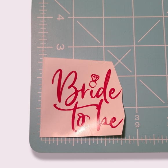 🌼Bride To Be permanent vinyl decal - Picture 1 of 1